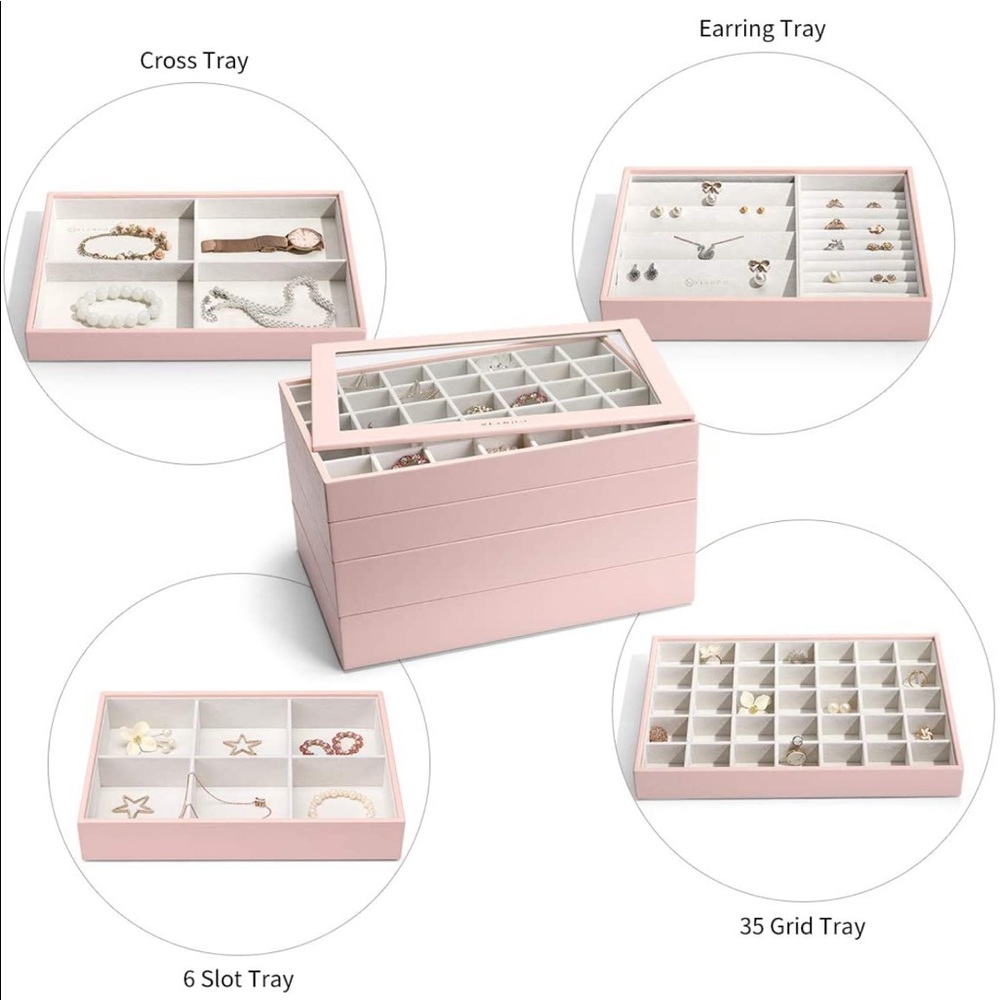 VLANDO pink jewelry box!